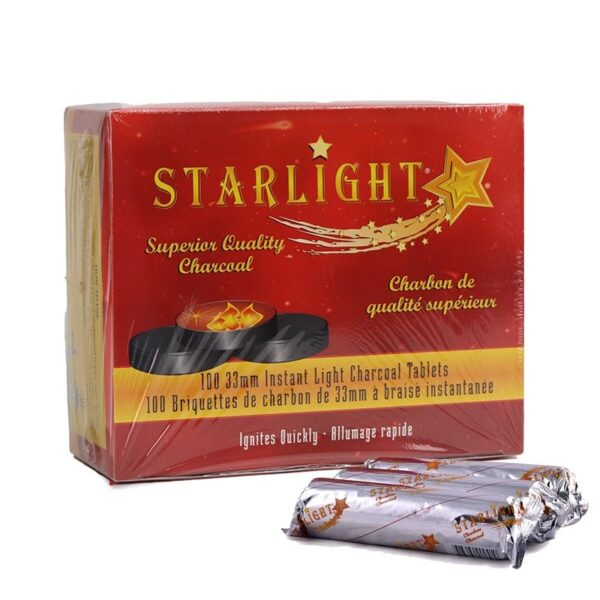 Starlight - 100ct 40mm Instant Light Charcoal Tablets