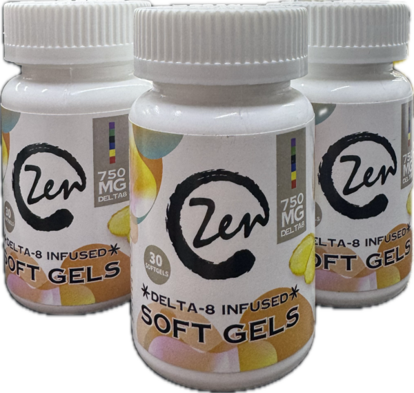 Zen 750MG DELTA 8 CAPSULES 30ct. - Image 2