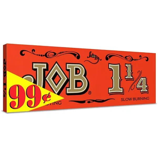 JOB ORANGE 1 1/4 Size Cigarette Paper