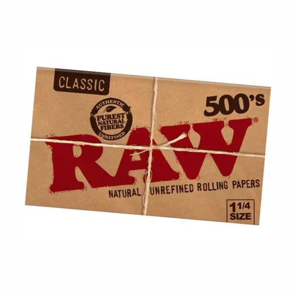 RAW CLASSIC 1 1/4 Size 500s Rolling Papers