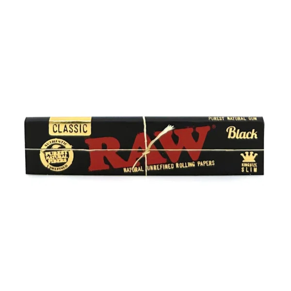 RAW CLASSIC BLACK King Size Rolling Papers