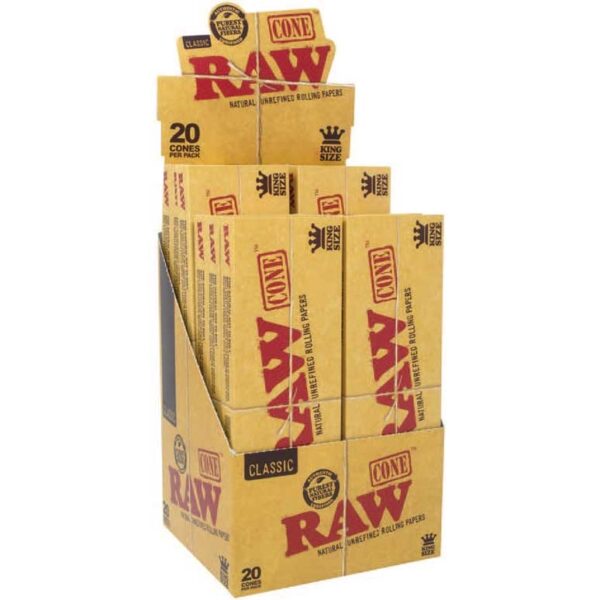 RAW King Pre-Roll 20pk Cones