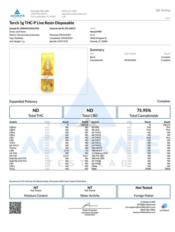 TORCH 1G THC-P DISPOSABLES - Image 11